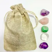 Love & Harmony Crystal Tumbled Set Crystal Reiki Quartz Healing