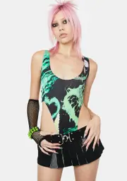 [W.I.A] Real Love High Cut Bodysuit