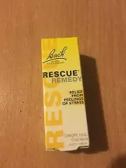2 X BACH RESCUE REMEDY ORAL DROPS - RELIEF FROM FEELINGS OF STRESS -BNIB (10 ML)