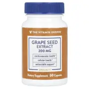 2 X The Vitamin Shoppe, Grape Seed Extract, 200 mg, 60 Capsules
