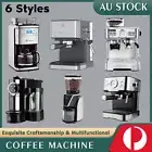 Espresso Coffee Machine Automatic Coffee Maker Capsule Electric Coffee Grinder