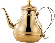 Vaguelly Wear Resistant Kettle with Narrow Spout Ergonomic Handle for Tea and Preparation Home Kitchen Essential Finish