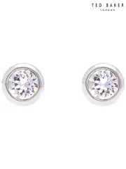 Ted Baker Silver Tone SINAA: Crystal Stud Earrings (C30232) | $69