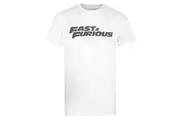 Fast & Furious Mens Logo T-Shirt (White) (L)