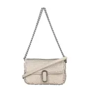 Marc Jacobs The Sequin J Marc Mini Shoulder Bag One size Nude