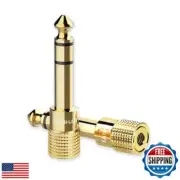 XANHAM 1/4 Inch 6.35mm Male to 1/8 Inch 3.5mm Female TRS Stereo Audio Jack Qu