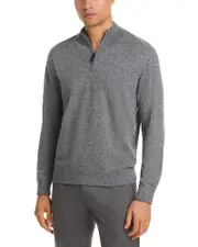 Canali Donegal Quarter Zip Sweater