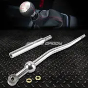 DUAL BEND T6061 MT CHROME SHORT THROW SHIFTER+3.75"EXTENSION KIT FOR EK EG DB DC