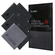 Lupin Microfiber Cleaning Cloths, 6 Pack Premium Ultra Lint Free Polishing Cloth