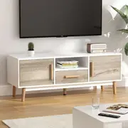 120cm Artiss TV Unit Entertainment TV Cabinet White Gino