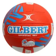 Gilbert SUNCORP SUPER NETBALL Team Supporter Ball Full Size Netball - Size 5