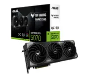 ASUS nVidia GeForce TUF-RTX5070-O12G- GAMING RTX5070,HDMI*1,DP*3,12G,D7 The Prime RTX 5070 features a 2.5 slot design with a carefully arranged layout TUF-RTX5070-O12G-GAMING