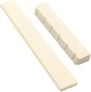 2Pcs/pack Modern and Vintage Electric Guitar 6 String Nut Saddle Cattle Bone Slotted