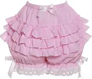 [Mikan Tsumiki] Bloomers for Women Kawaii Lace Ruffle Shorts Victorian Pantloons Pumpkin Pants