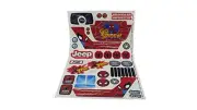 POWER WHEELS 3900-7522 Label Sheet GPW33 Spider-Man Jeep