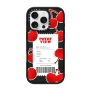 iPhone 16 Pro Impact Case MagSafe Compatible Cherry Receipt by Poyofview