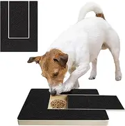 Dog Nail Scratch Board with 1 Replaceable Sandpaper Sheets, Dog Nail File Dog Paw Nail Scratch Pad, Nails Sandpaper Scratching Mat for Dogs Puppy Small Medium Dogs Puppies Sensitive Dogs