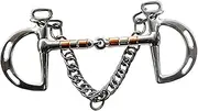 Perfeclan Horse Bit Mouth Snaffle Bit Wear Resistant Gift Gear Horse Bit Horse Training Tool for Horse Riding Horse Chewing Outdoor