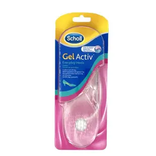 Scholl 女性專用 透明款 鞋墊 Gel Activ - 開放式 / 每日用 高跟鞋 鞋子 皮鞋 英國進口