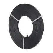 33' Flat Aluminum Wire 20Gauge Bendable Anodized Aluminum Wire Black