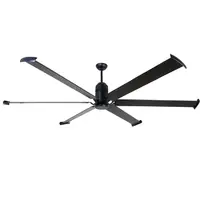 在飛比找PChome24h購物優惠-阿拉斯加 工業風吊扇FORTIS(遙控)-黑色