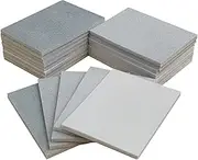 20 Pcs 3 x 4 Inch 400-3000 Grit Sanding Sponge Set, Ultra Fine Sanding Sponges Pads, Soft Foam Hand Sander Block Wet Dry Sandpaper for Model Drywall Metal Wood Furniture Polishing