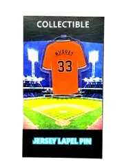 Baltimore Orioles Eddie Murray jersey lapel pin-Classic Collectible-FREE SHIP