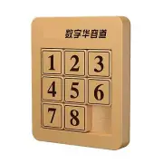 3x3 / 4x4 Magic Cube Number Sliding Klotski Game Cube Puzzle Brain Teaser Toys f