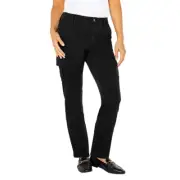 Well Worn Ladies' Tencel Blend Cargo Pant, Black Size 8/29