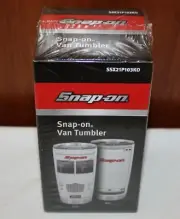 Snap On Tools Stainless Van Tumbler Thermos Cup 20oz Slide Lid SSX21P103KO ~ US9