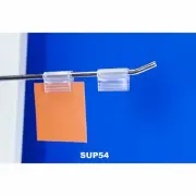 SuperGrip Snap-on Sign Holder for Wire Basket, Grid Mesh and Hooks Pack 100