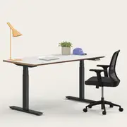 Recess Active Bundle | Ergonomic Chair Desk | Home Office Furniture Packages, Night / Small - 120W x 70D (cm) / Whitewash/Black