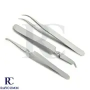 Dental Bracket Holding Tweezers Orthodontic Bonding Placing Forceps Ortho Tools