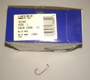 Mustad - Hooks- #32760 - 1 bag 100 CT. #1 - - Fish hooks