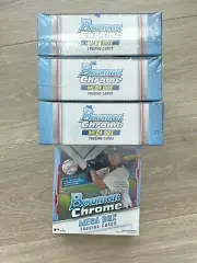 2021 Bowman Chrome Baseball Unopened Sealed Mega Box Lot