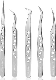 Eyelash Extension Tweezers Set 5 PCS for Volume Lash Extensions,High Precis.....