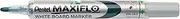 Pentel Maxiflo Whiteboard Marker Bullet Point 1.6mm Fine Nib Green Ink, Box of 12 Markers (MWL5S-D)