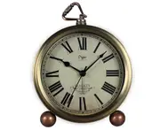 5.5-inch Bedroom Living Room Retro Alarm Clock European Bedside Clock Creative Desk Clock Wall Clock