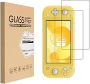 HYGMOCC Screen Protector for Nintendo Switch Lite, Game Player Tempered Glass Transparent HD Ultra Clear Anti-Scratch Anti-Fingerprint Bubble-Free