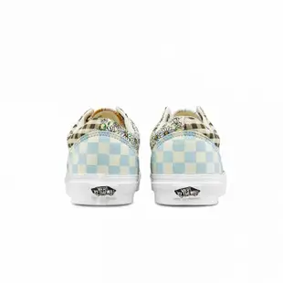 VANS OLD SKOOL 腰果花 小雛菊 拼接 格紋 帆布 低幫休閒滑板鞋VN0A7Q2J420男女鞋