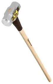 Truper Tools MD12HC 12 lb. Double Faced Sledge Hammer w 36" Hickory Handle
