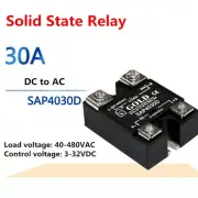 GOLD Single-phase Solid State Relay Model SAP4030D 30A DC Control AC