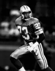 Mel Gray Detroit Lions runs with the ball 1990s Old Photo