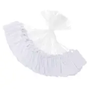 Price Tags with String Attached, 500Pcs White Gift Jewelry Tag, 1.38 x 0.87 Inch