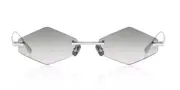 Anna-Karin Karlsson CRYSTAL NEST - TRIANGLE White Gold Green Women’s Sunglasses Silver Size 57