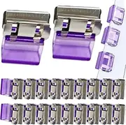 20 Colored Binder Clips, Paper Clamps, in and Pull Out Small Binder Clips, Binder Clips, Paper Binder Clips, Paper Clam Clip Dispenser, for Home School Offices