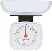Propert Large Capacity Mechanical Mechanical Kitchen Scale, White/Black, 940