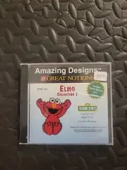 Elmo Collection ! Amazing Designs Great Notions Embroidery Card NEW