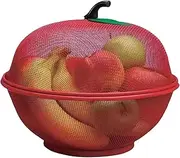 Metal Construction Fruit Bowl With Lid, Mesh Design Fruit Cover, Protective Storage Fruit Basket With Lid, Easy To Clean Mesh Food Covers | Elegant Countertop Organizer For Vegetables And Fruit