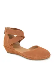 Gentle Souls by Kenneth Cole Women's Noa Crisscross Demi Wedge Pumps